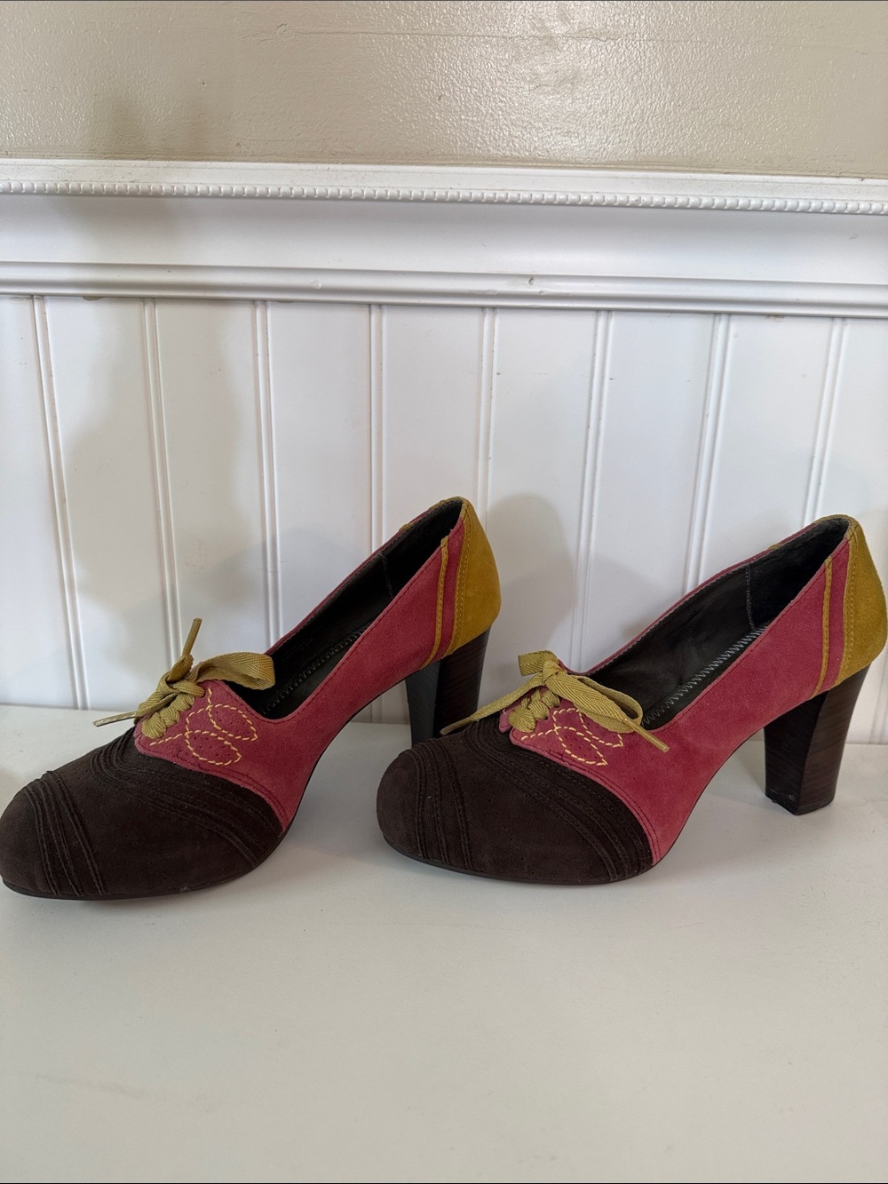 Anthropologie Pilcro Letterpress Nolana Oxford pumps size 8.5 M - Picture 5 of 9
